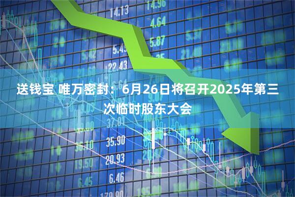 送钱宝 唯万密封：6月26日将召开2025年第三次临时股东大会