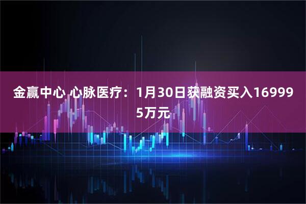 金赢中心 心脉医疗：1月30日获融资买入169995万元